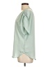 Valette 100% Polyester Green Short Sleeve Blouse Size L - photo 5