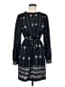 Ann Taylor LOFT 100% Polyester Blue Casual Dress Size M - photo 1
