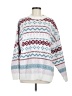 grey BANDIT Print White Pullover Sweater Size M - photo 1