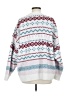 grey BANDIT Print White Pullover Sweater Size M - photo 2