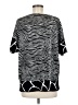 Chico's Black Short Sleeve Top Size Med (1) - photo 2
