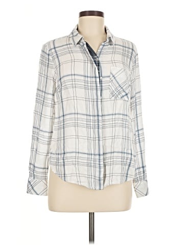 White House Black Market Long Sleeve Button-Down Shirt (view 1)