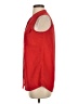 J.Crew Factory Store 100% Polyester Red Sleeveless Blouse Size 0 - photo 5