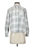 Ann Taylor LOFT 100% Cotton Plaid Silver Long Sleeve Button-Down Shirt Size XS - photo 1