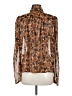 Sugarlips 100% Polyester Brown Long Sleeve Blouse Size M - photo 2