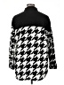 Maurices 100% Polyester Houndstooth Black Jacket Size 0X - photo 2