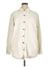 Natural Reflections Solid Ivory Long Sleeve Button-Down Shirt Size XL - photo 1