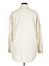 Natural Reflections Solid Ivory Long Sleeve Button-Down Shirt Size XL - photo 2