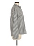 Current/Elliott 100% Cotton Stripes Gray Long Sleeve Button-Down Shirt Size Med (2) - photo 4