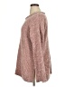 Jessica Simpson 100% Polyester Tweed Burgundy Pullover Sweater Size XL - photo 5
