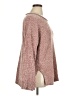 Jessica Simpson 100% Polyester Tweed Burgundy Pullover Sweater Size XL - photo 4
