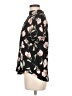 Sienna Sky Floral Black Short Sleeve Blouse Size M - photo 5
