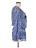 Bohème 100% Rayon Blue Long Sleeve Blouse One size - photo 4
