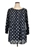 floryday Polka Dots Blue 3/4 Sleeve Blouse Size XL - photo 1