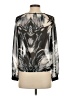 Bisou Bisou 100% Polyester Black Long Sleeve Blouse Size XS - photo 2