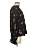 Vince Camuto 100% Polyester Floral Black Long Sleeve Blouse Size XS - photo 4