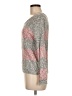 Pink Rose Gray Pullover Sweater Size M - photo 5
