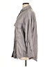 Zara Solid Gray Long Sleeve Button-Down Shirt Size XL - photo 5