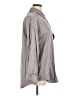 Zara Solid Gray Long Sleeve Button-Down Shirt Size XL - photo 4