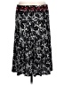 Max Studio Print Black Casual Skirt Size L - photo 2