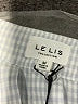 Le Lis 100% Polyester Houndstooth Gray Casual Skirt Size M - photo 4