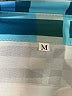 Unbranded 100% Polyester Color Block Blue Long Sleeve Blouse Size M - photo 9