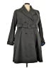 Torrid Gray Trenchcoat Size 3X Plus (3) - photo 1