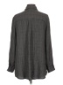 A New Day 100% Rayon Houndstooth Gray Long Sleeve Button-Down Shirt Size L - photo 2