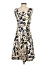 Vanessa Virginia 100% Polyester Print Blue Cocktail Dress Size 2 - photo 2