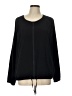 DKNY 100% Polyester Black Cardigan Size L - photo 1