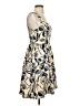 Vanessa Virginia 100% Polyester Print Blue Cocktail Dress Size 2 - photo 4