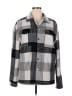 Shein 100% Polyester Plaid Gray Jacket Size XL - photo 1