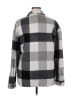 Shein 100% Polyester Plaid Gray Jacket Size XL - photo 2