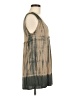 CALVIN KLEIN JEANS Tan Sleeveless Blouse Size M - photo 4