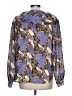 Dividends Blue Long Sleeve Blouse Size 12 - photo 2