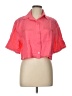 Assorted Brands Pink Short Sleeve Blouse Size EU 44 / US 14 - photo 1