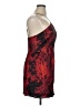 Louna 100% Polyester Graphic Red Cocktail Dress Size XL - photo 4