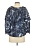 LoveShackFancy 100% Cotton Blue 3/4 Sleeve Blouse Size XS - photo 2