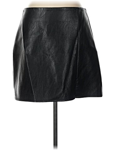 Old Navy Faux Leather Skirt (view 1)