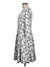 Unbranded Print Gray Casual Dress Size L - photo 5
