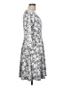 Unbranded Print Gray Casual Dress Size L - photo 4