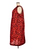 Roaman's 100% Polyester Animal Print Red Casual Dress Size 28W - photo 5
