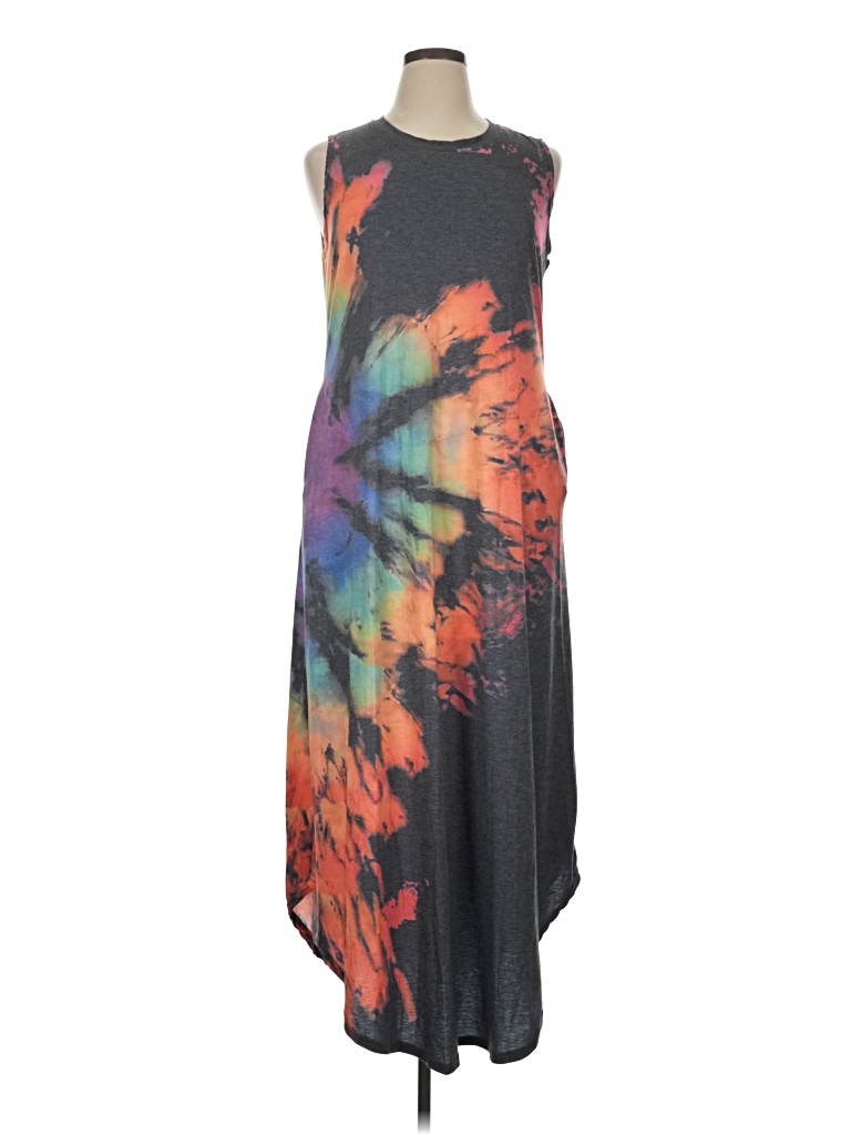 Pre-owned Unbranded Casual Dress In Black
