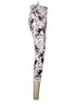 Balance Collection Floral Purple Active Pants Size S - photo 4