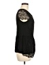 H&M 100% Polyester Black Short Sleeve Top Size M - photo 4