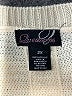 Questions 100% Acrylic Ivory Pullover Sweater Size 2X - photo 7