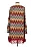 Assorted Brands 100% Polyester Chevron-herringbone Burgundy Casual Dress Size S - photo 2