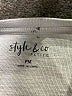 Style&Co Gray Short Sleeve Top Size M (petite) - photo 7