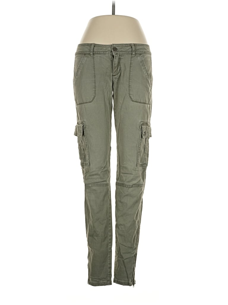Pre-owned Hollister Cargo Pants In Green