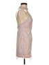 Dress Forum 100% Polyester Tan Cocktail Dress Size M - photo 4